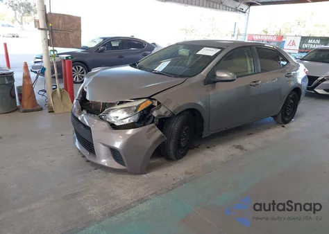 2015 Toyota Corolla Le из США, поврежденный, VIN 5YFBURHE9FP289699